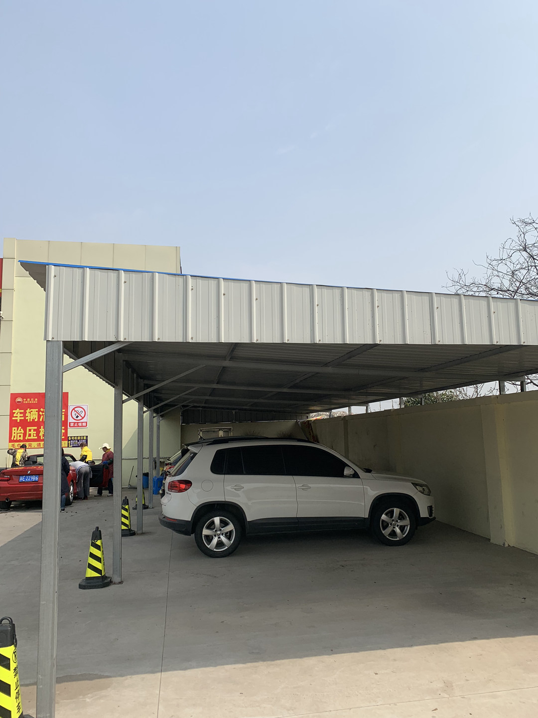 车库雨棚效果图